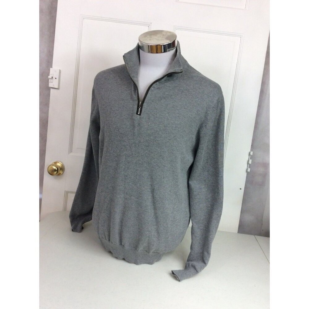 Wilkins Brothers Sweater 1/2 Zip Mens Large - Picture 4 of 8